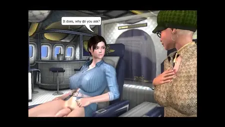 Pasażer samolotu pieprzy się z dziewczyną