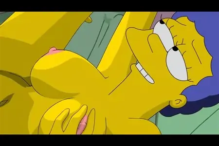 Seducer Marge zaspokaja swojego grubego mężczyzny
